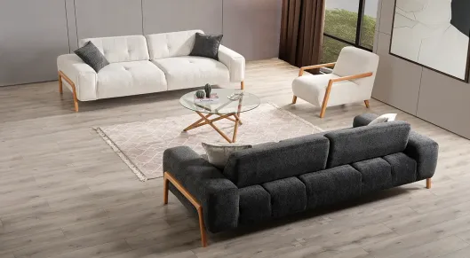 Product img 2, Rolex Yataklı Ahşap Ayaklı Koltuk Takımı